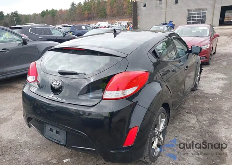 2017 Hyundai Veloster Value Edition from USA, damaged, VIN KMHTC6ADXHU317194